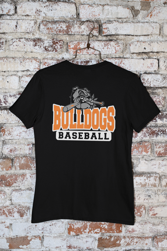 Bulldogs Baseball Biting Bat
