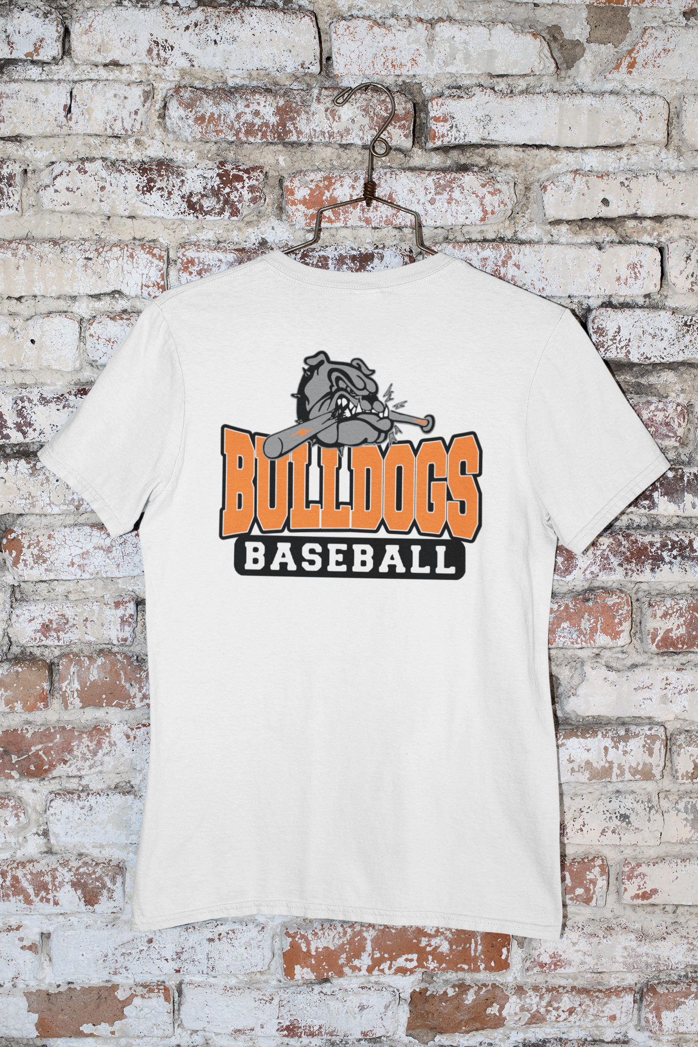 Bulldogs Baseball Biting Bat