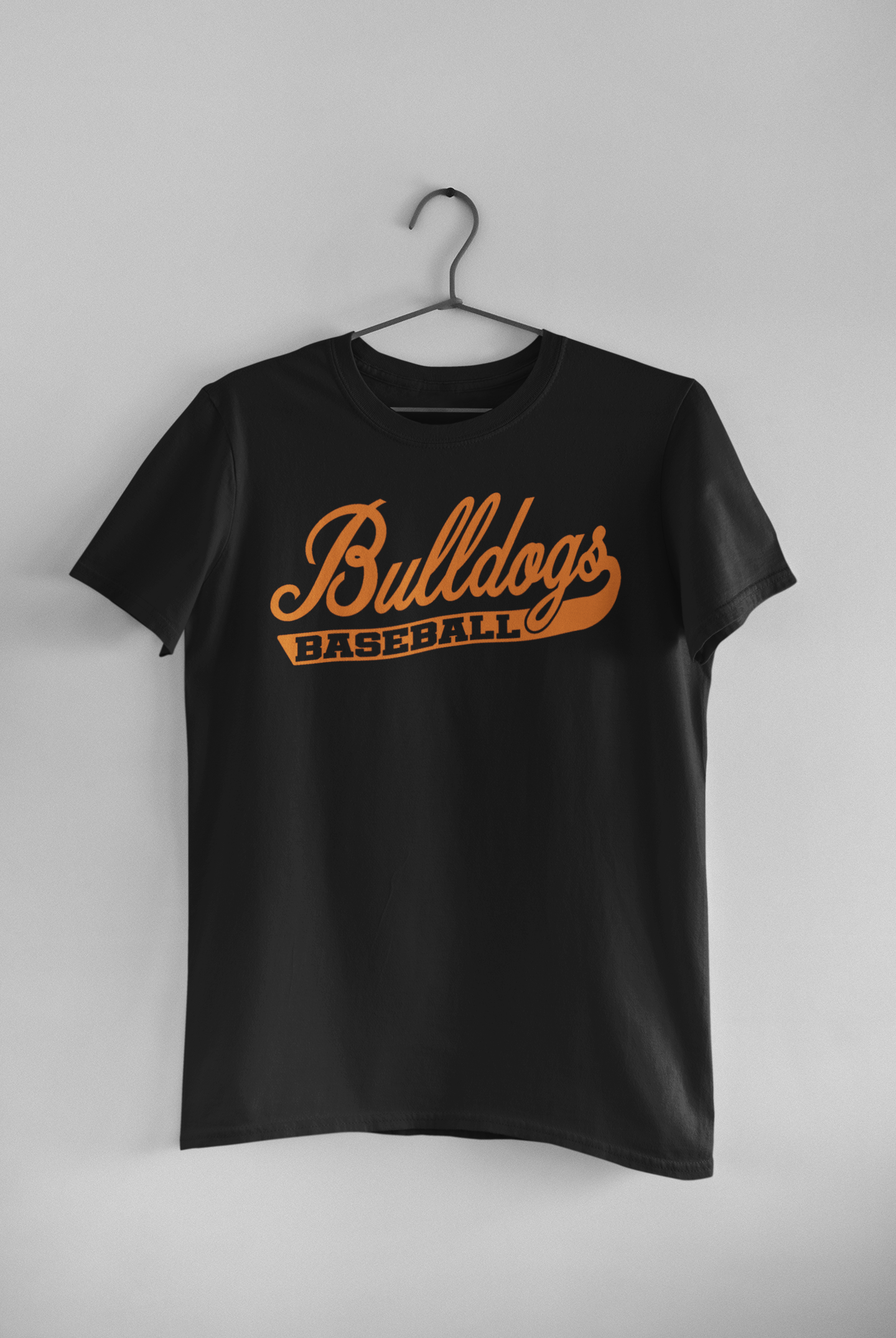Bulldogs Baseball Script T-Shirt