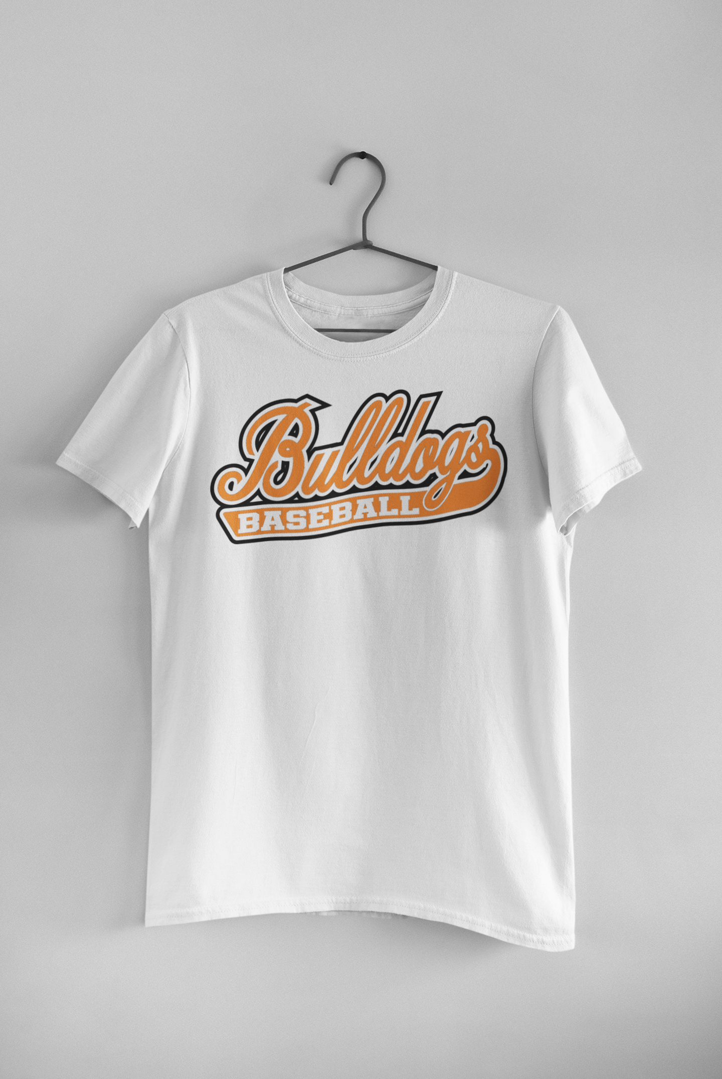 Bulldogs Baseball Script T-Shirt