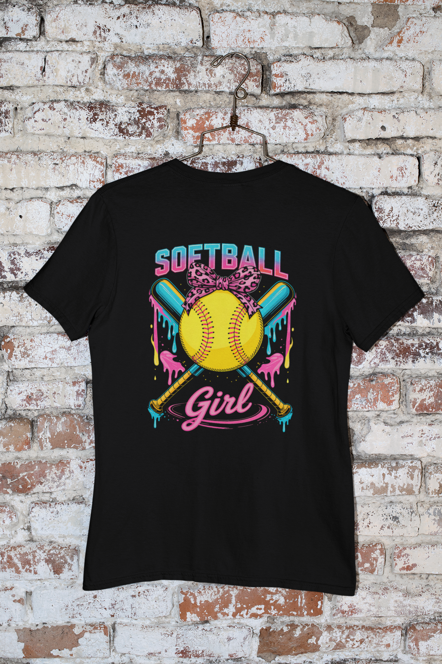 Softball Girl w/ Bulldog