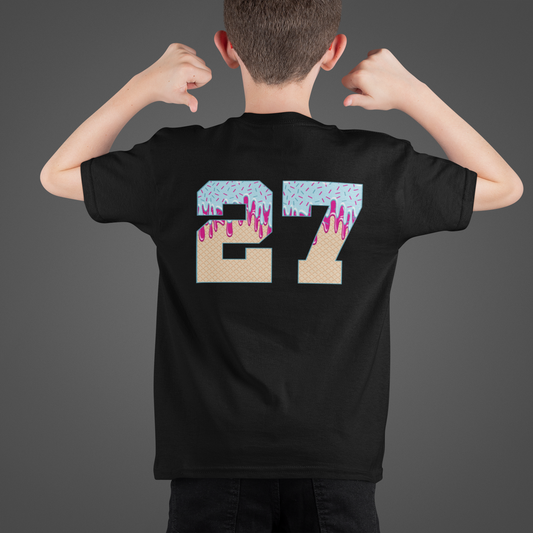 Baseball Drip w/ Number