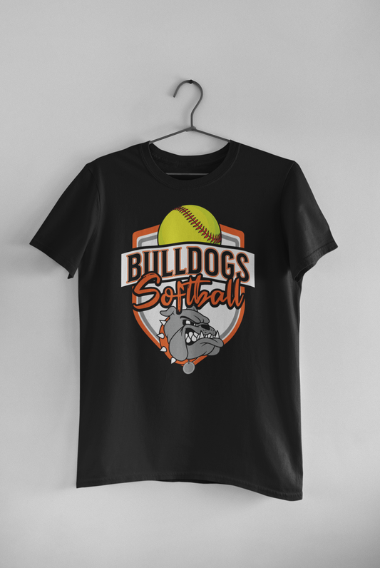 Bulldogs Softball "Shield" T-Shirt