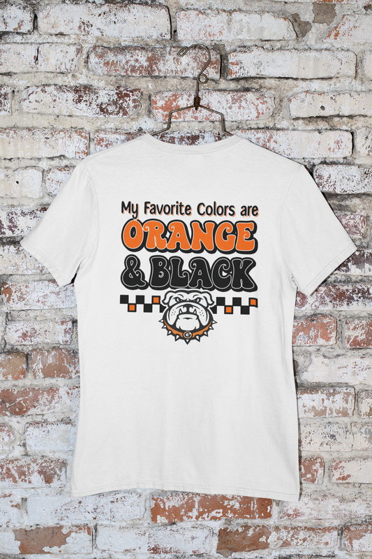 Favorite Colors are Orange and Black