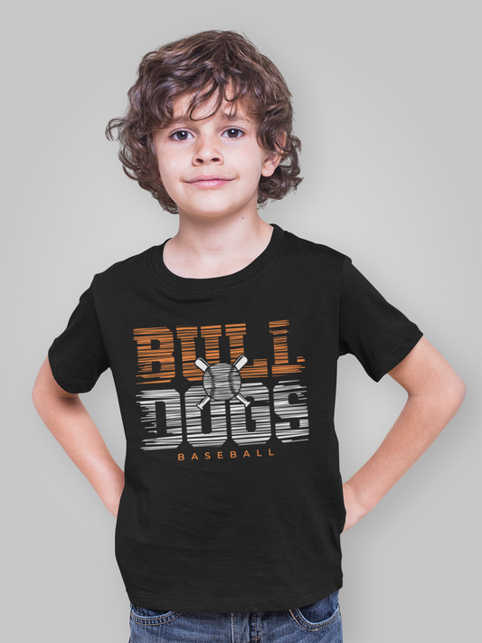 Bulldogs Baseball Lines T-Shirt